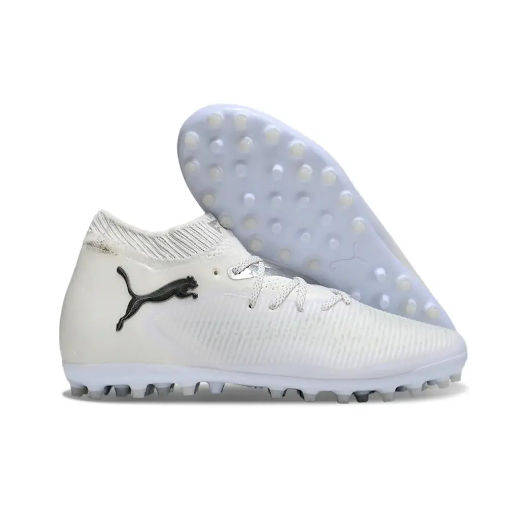 Chuteira Society Puma Future 8 MG Branca | Inovação e Conforto