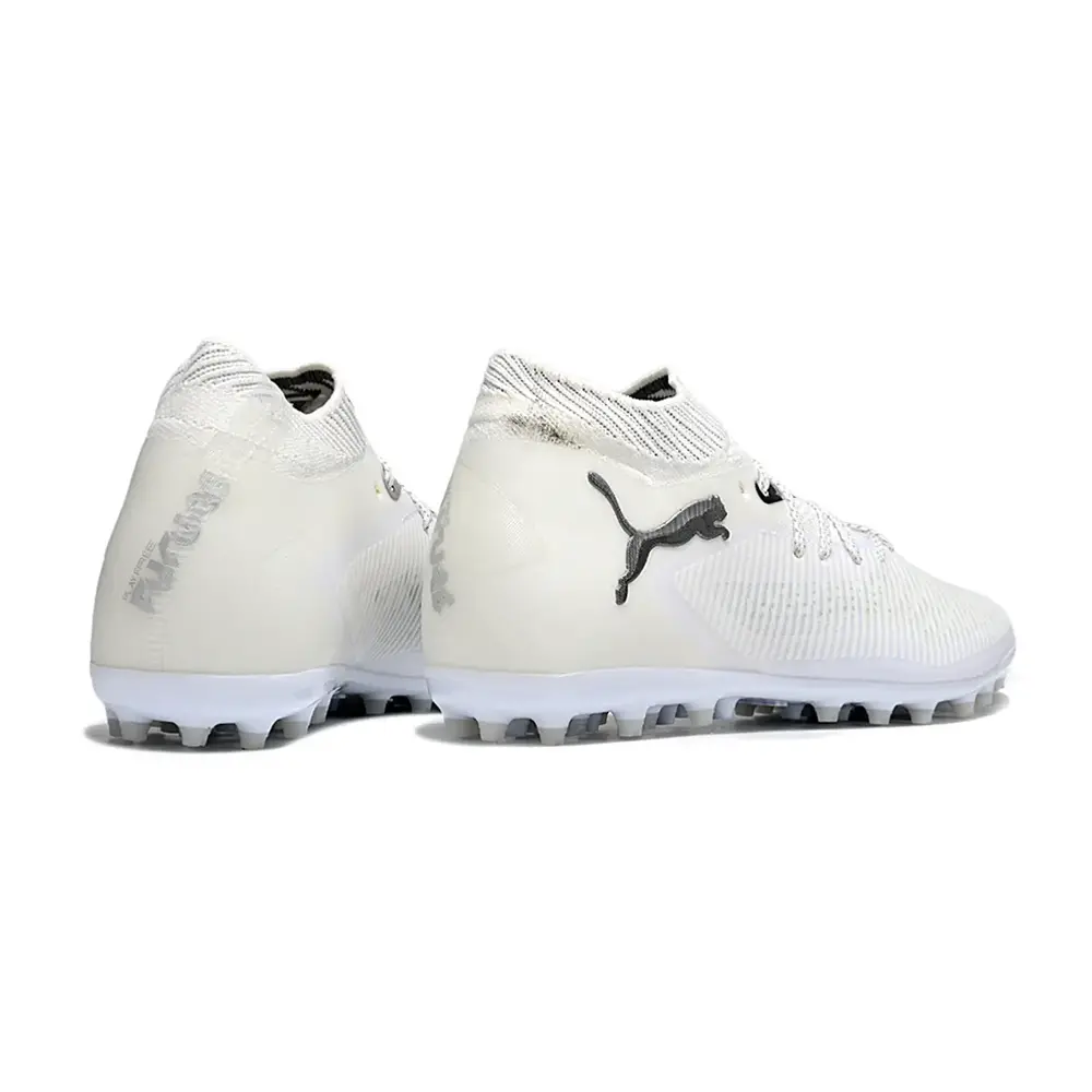 Chuteira Society Puma Future 8 MG Branca | Inovação e Conforto