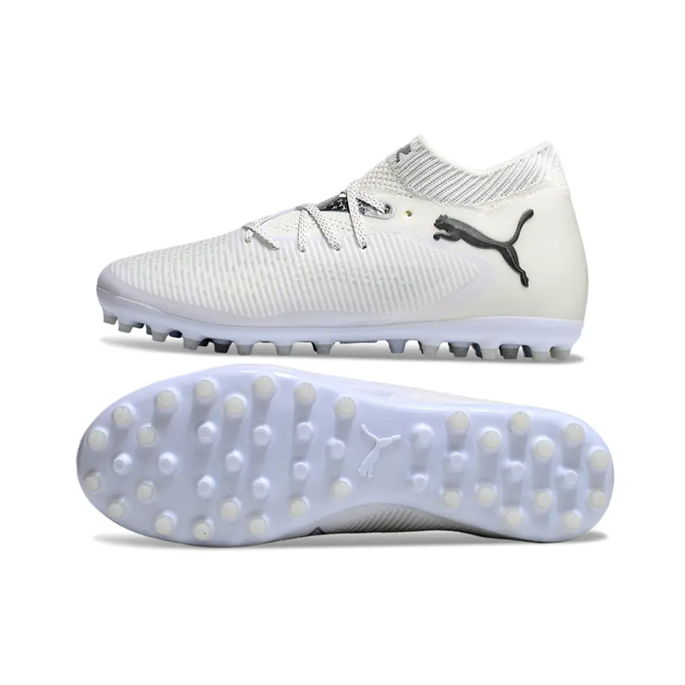 Chuteira Society Puma Future 8 MG Branca | Inovação e Conforto