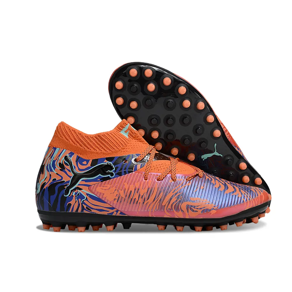 Chuteira Society Puma Future 8 MG Laranja | Conforto e Agilidade