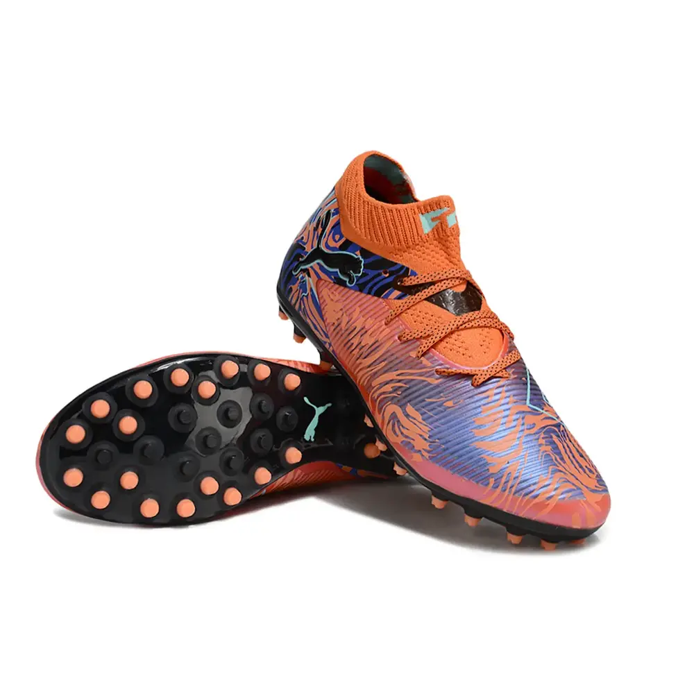 Chuteira Society Puma Future 8 MG Laranja | Conforto e Agilidade