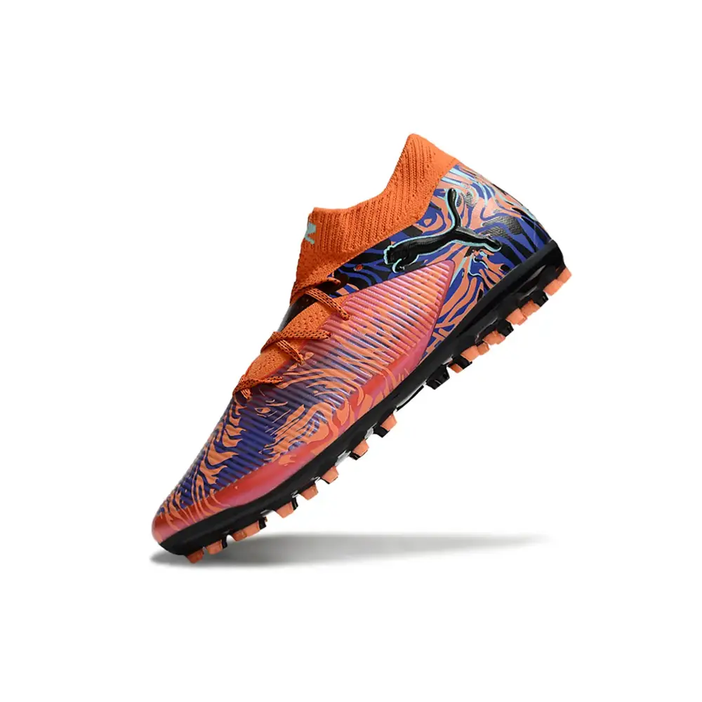 Chuteira Society Puma Future 8 MG Laranja | Conforto e Agilidade