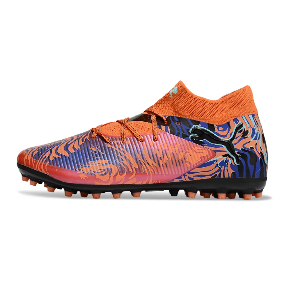 Chuteira Society Puma Future 8 MG Laranja | Conforto e Agilidade