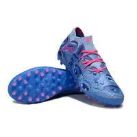 Chuteira Society Puma Future 8 MG Azul e Rosa | KidSuper - imagem 4
