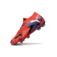 Chuteira Campo Puma Future 8 FG Vermelha e Azul | Agilidade e Controle - imagem 6