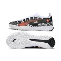 Chuteira Society Puma Ultra 6 Ultimate TF Branco e Preto - imagem 4