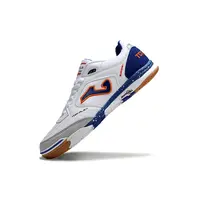 Chuteira Futsal Joma Top Flex Rebound IC Branca e Azul - imagem 5