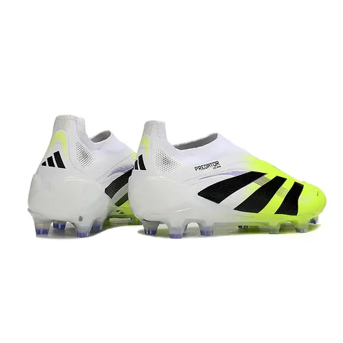 Chuteira Campo Adidas Predator LL Elite FG Branco e Verde
