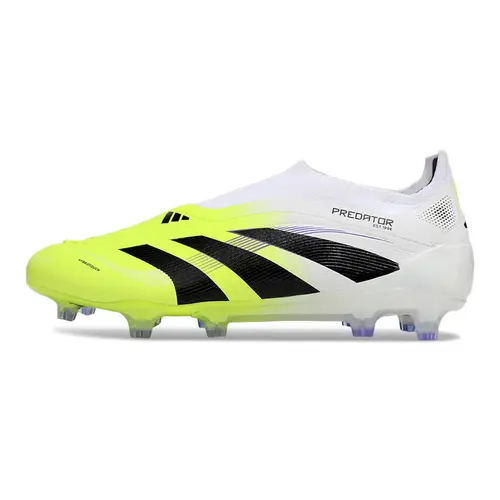 Chuteira Campo Adidas Predator LL Elite FG Branco e Verde