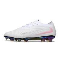 Chuteira Campo Nike Phantom GX 6 Elite FG Branco e Rosa Controle - imagem 1