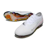 Chuteira Campo Nike Phantom GX 6 Elite FG Branco e Rosa Controle - imagem 7