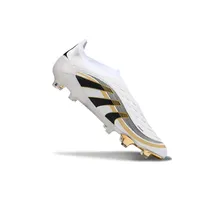 Adidas Predator LL Elite FG Branco Dourado Preto TEAMGEIST - imagem 2