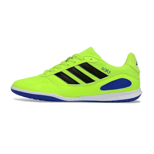 Chuteira Futsal Adidas Top Sala IC Verde, Azul e Preto