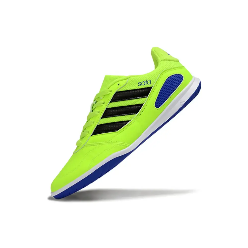 Chuteira Futsal Adidas Top Sala IC Verde, Azul e Preto