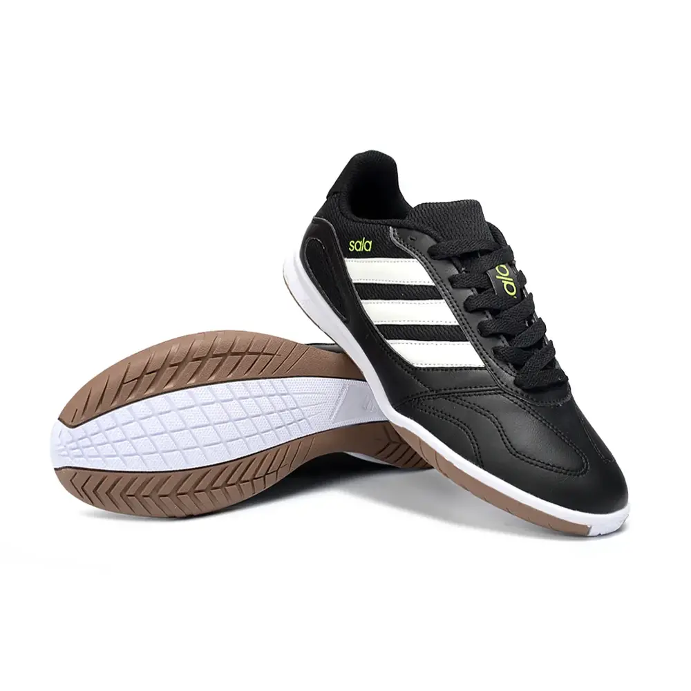 Chuteira Futsal Adidas Top Sala IC Preto e Branco