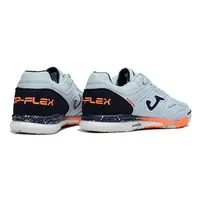 Chuteira Futsal Joma Top Flex Rebound IC Azul Claro e Laranja - imagem 3