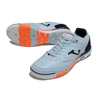 Chuteira Futsal Joma Top Flex Rebound IC Azul Claro e Laranja - imagem 5