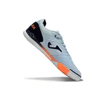 Chuteira Futsal Joma Top Flex Rebound IC Azul Claro e Laranja - imagem 2