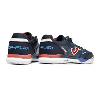Chuteira Futsal Joma Top Flex Rebound IC Azul Marinho e Vermelho - imagem 5