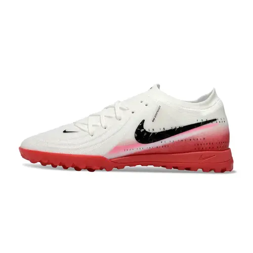Chuteira Society Nike Phantom GX 2 Elite TF Branco e Vermelho