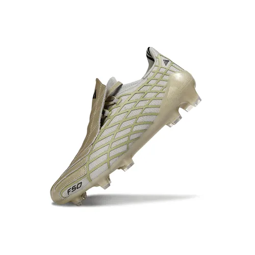 Chuteira Campo Adidas F50 Spider Remake Dourado