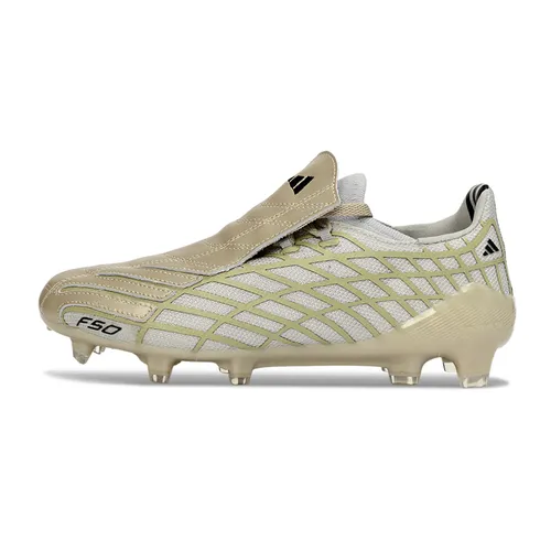 Chuteira Campo Adidas F50 Spider Remake Dourado