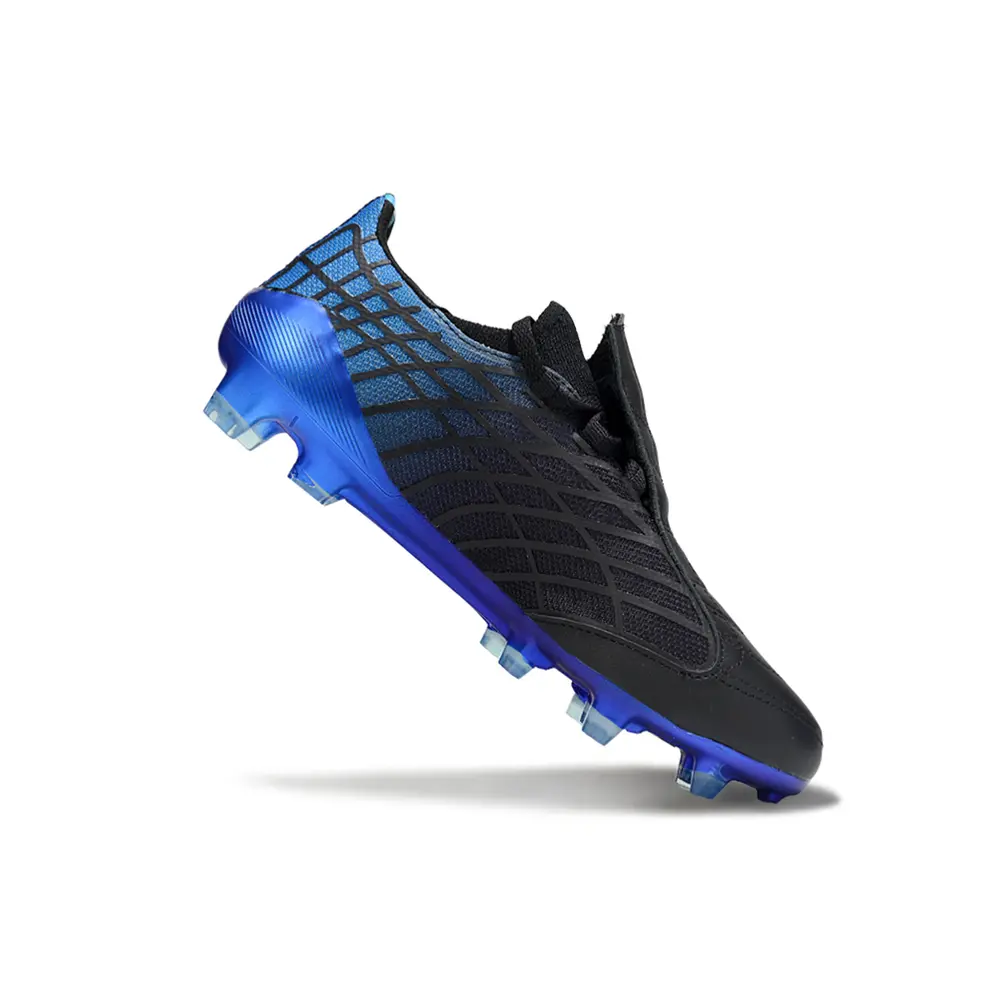 Chuteira Campo Adidas F50 Spider Remake Preto e Azul 