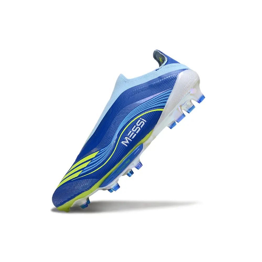 Chuteira Campo Adidas F50+ | Messi Vis10n Azul Verde