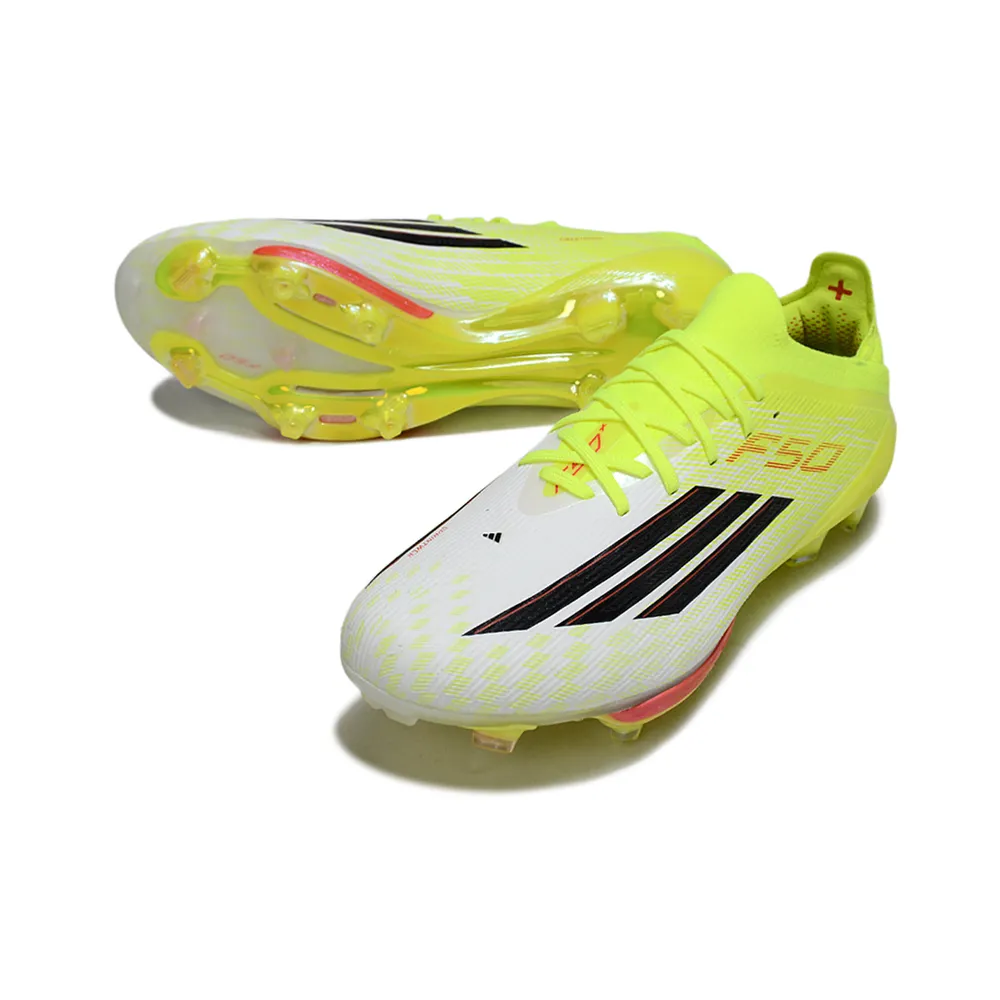 Chuteira Campo Adidas F50+ FG Verde Claro | Leveza