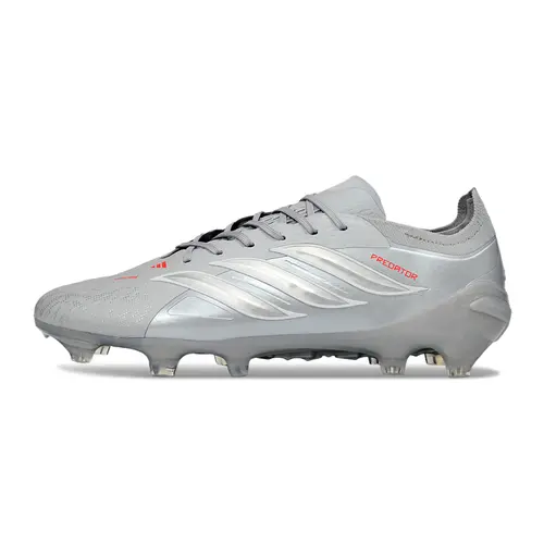 Chuteira Campo Adidas Predator 26 Elite FG Prata