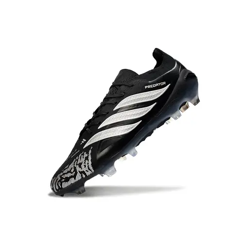 Chuteira Campo Adidas Predator 26 Elite FG Preto e Branco