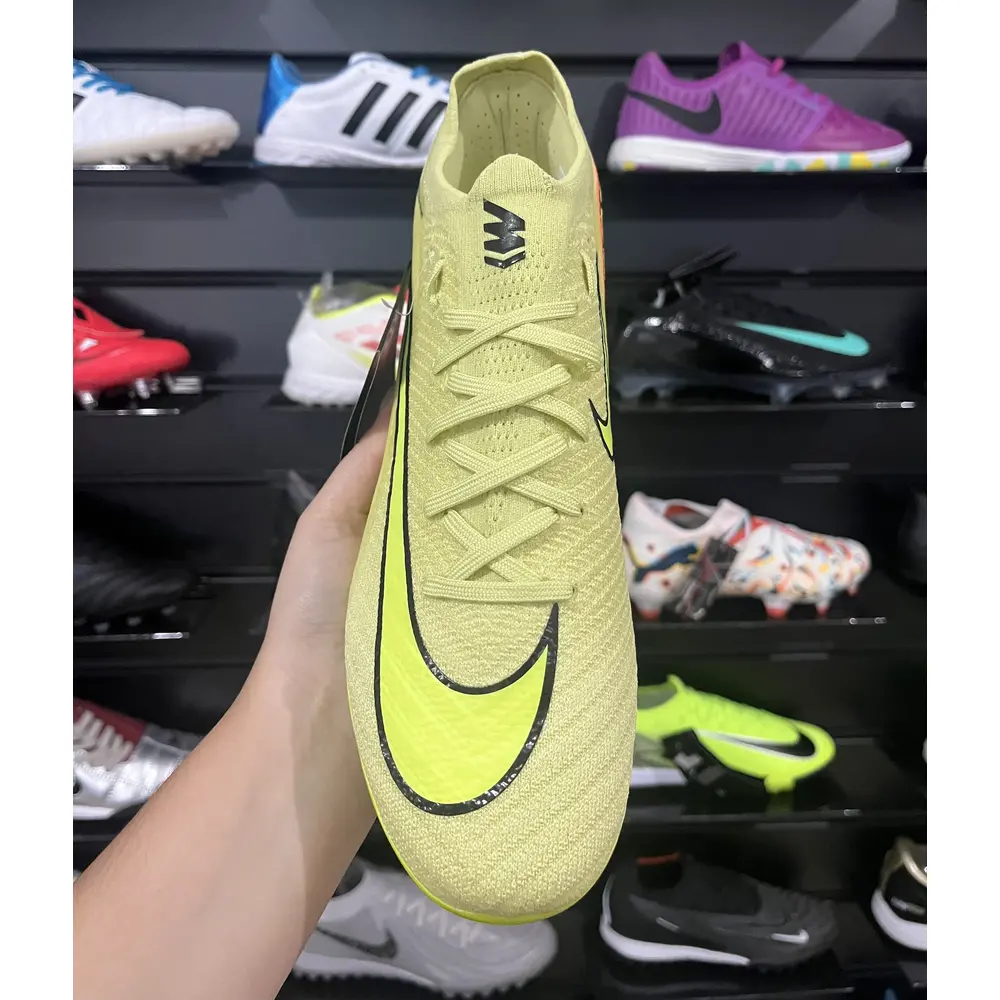 Chuteira Campo Nike Air Zoom Mercurial Vapor 16 Elite FG Verde "Max Voltage" - Pronta Entrega