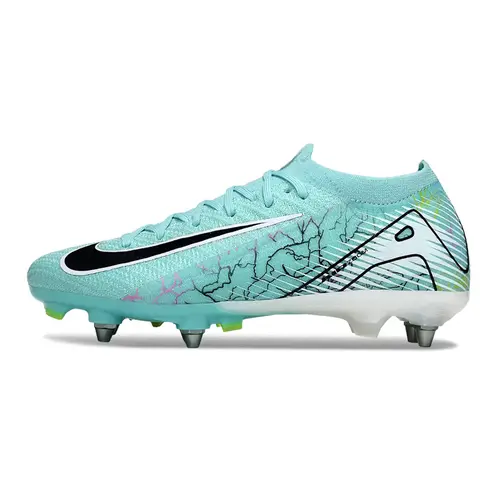 Chuteira Campo Nike Air Zoom Mercurial Vapor 16 Elite Trava Mista Verde e Preto