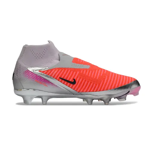 Chuteira Campo Nike Phantom GX 6 DF Elite FG Cinza e Laranja 