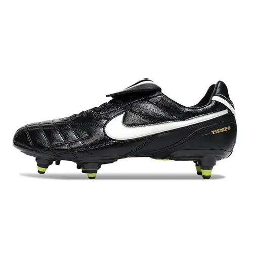 Chuteira Campo Nike Tiempo Legend 3 Elite Trava Mista Preta e Branca