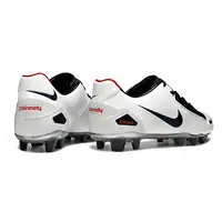 Chuteira Campo Nike Total 90 Laser FG Branca e Preta - imagem 3