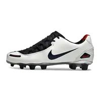 Chuteira Campo Nike Total 90 Laser FG Branca e Preta - imagem 1