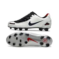 Chuteira Campo Nike Total 90 Laser FG Branca e Preta - imagem 2