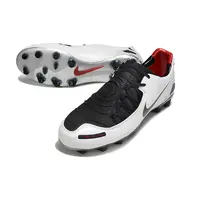 Chuteira Campo Nike Total 90 Laser FG Branca e Preta - imagem 4