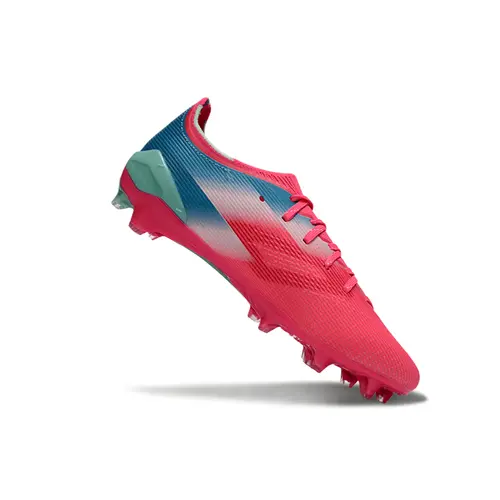Chuteira Campo Puma Ultra 5 Ultimate FG Rosa e Azul "Re-Charge Pack"