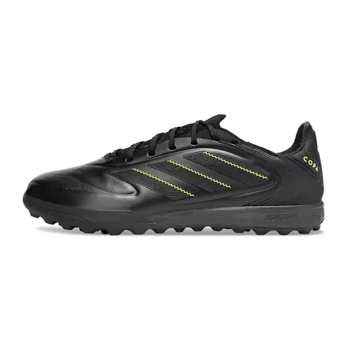Chuteira Society Adidas Copa Pure.3 TF Preta e Verde "Electric Stealth"