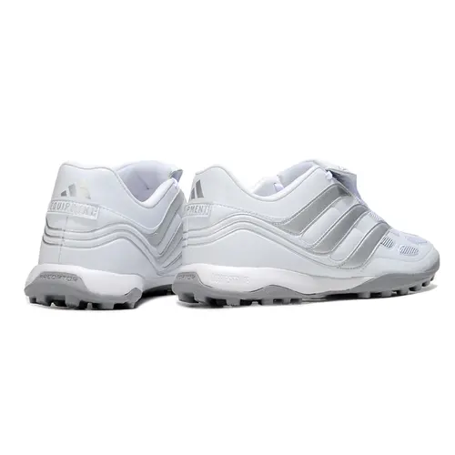 Chuteira Society Adidas Predator Precision TF Branca e Prata