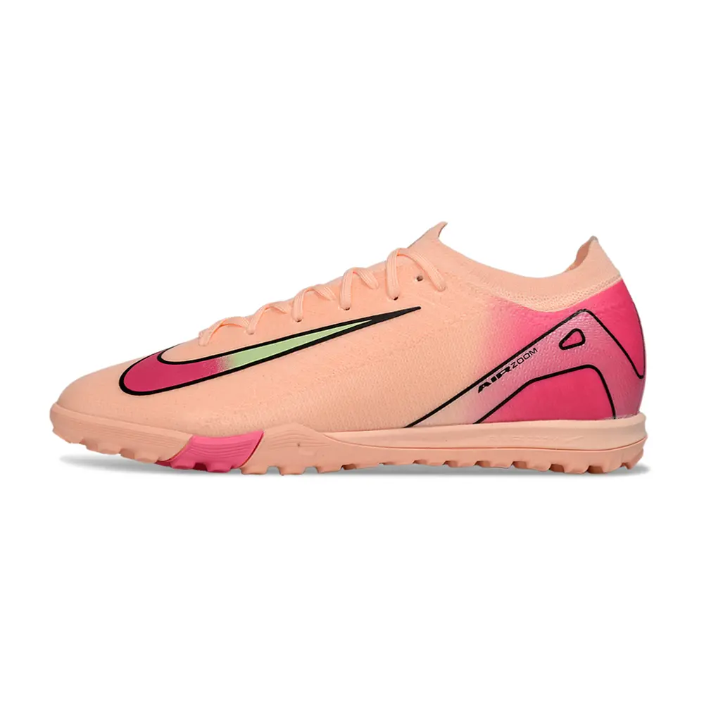 Chuteira Nike Mercurial Vapor 16 Elite TF Rosa e Laranja