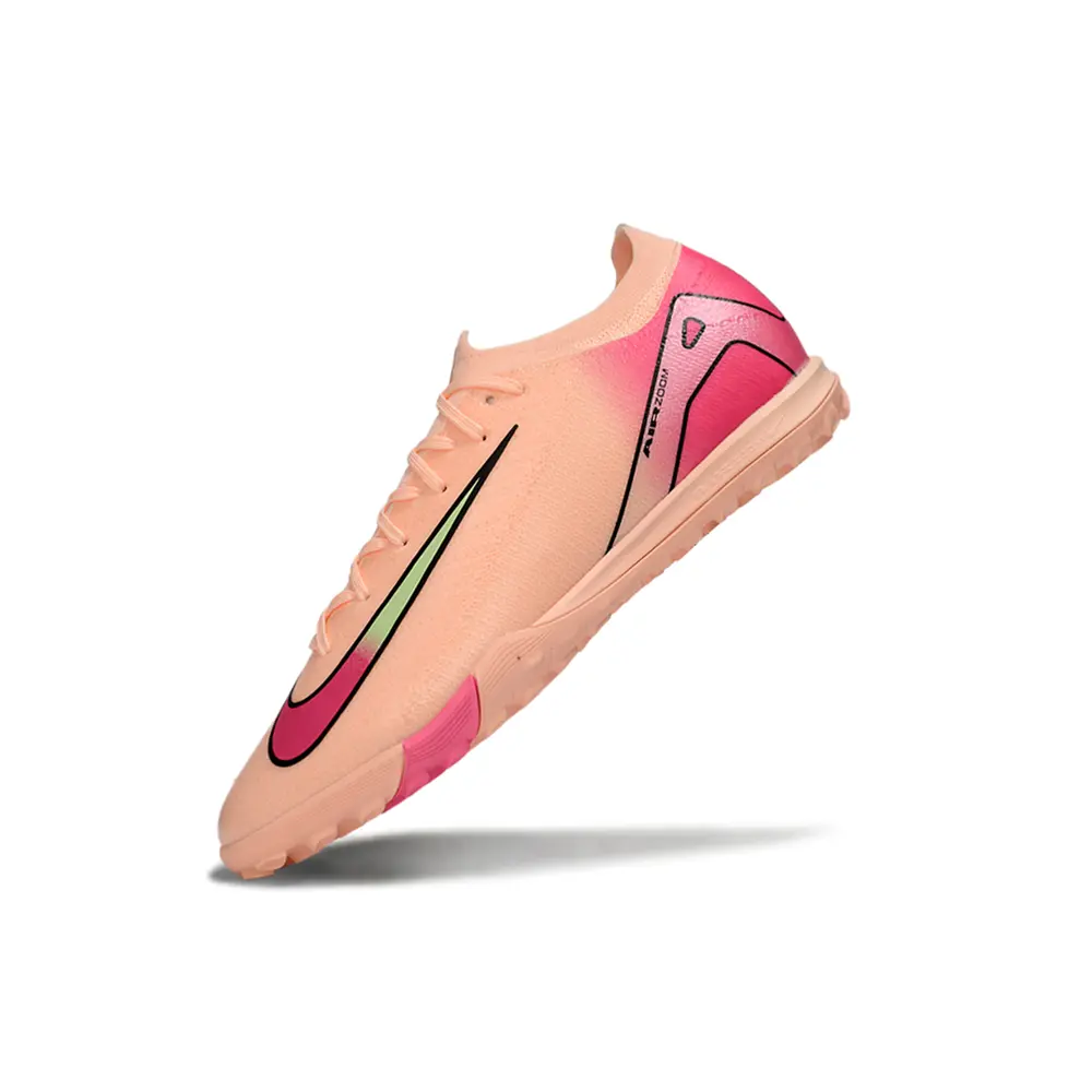 Chuteira Nike Mercurial Vapor 16 Elite TF Rosa e Laranja