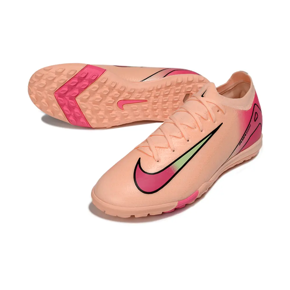 Chuteira Nike Mercurial Vapor 16 Elite TF Rosa e Laranja