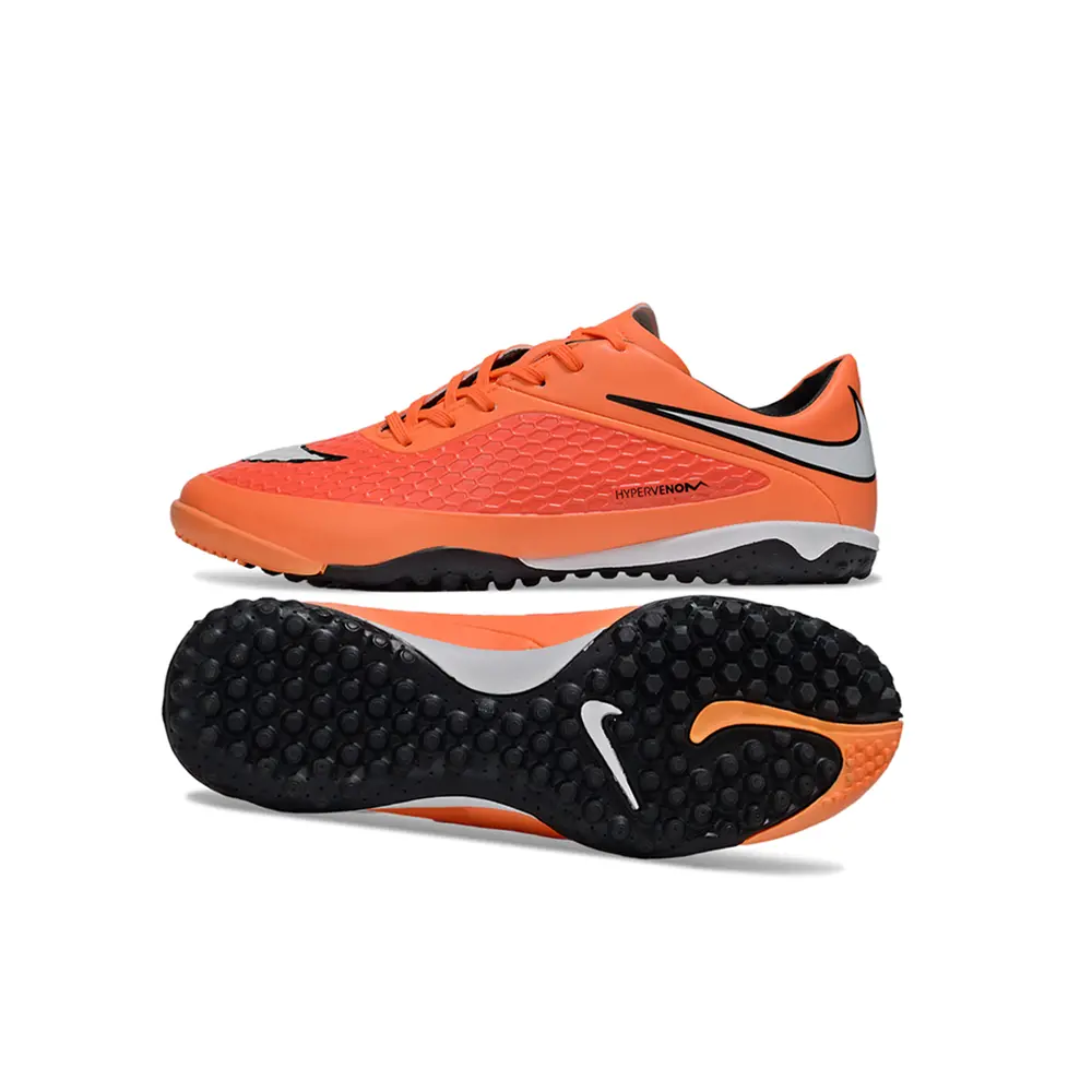 Chuteira Society Nike Hypervenom TF Laranja | Potência e Controle
