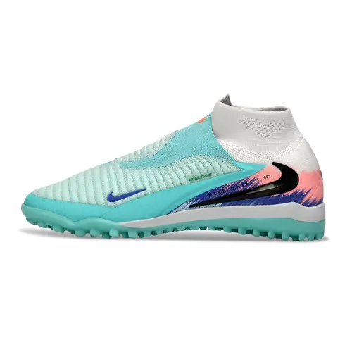 Chuteira Society Nike Phantom GX 6 DF Elite TF Branco e Verde