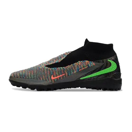 Chuteira Society Nike Phantom GX 6 DF Elite TF Preto e Colorido