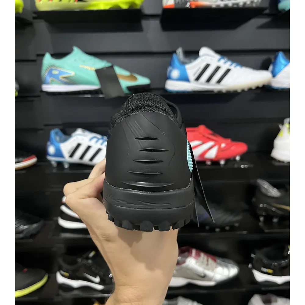 Chuteira Society Nike Phantom GX 6 Elite TF Preto e Azul "Shadow" - Pronta Entrega