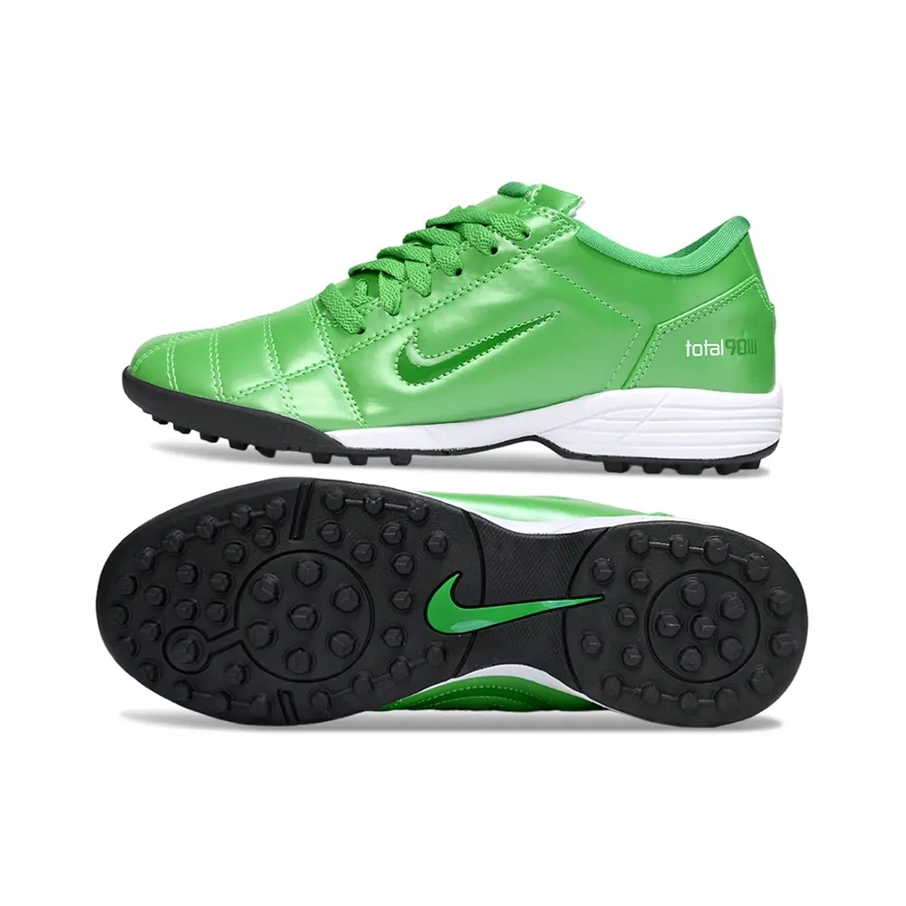 Chuteira Nike Total 90 TF Verde Society | Controle e Precisão